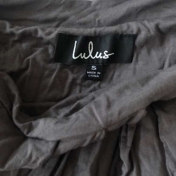 Lulu’s Dark Grey Maxi Bridesmaid multiple styles! - Picture 5 of 5